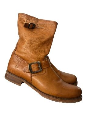 FRYE - Veronica Short Boot Tan Leather Size 9